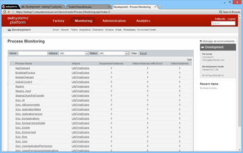 OutSystems Platform screenshot 13