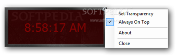 Overlay Clock screenshot