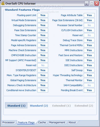 OverSoft CPU Informer screenshot 2