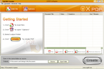 OXPDF Creator screenshot