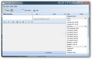 Oxygen Forensic Plist Viewer screenshot