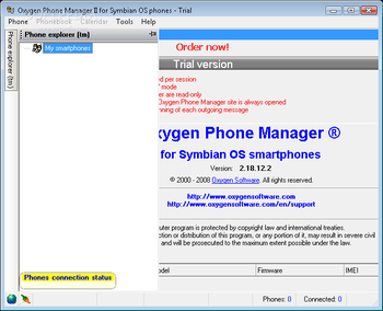 Oxygen Phone Manager for Symbian phones screenshot 5