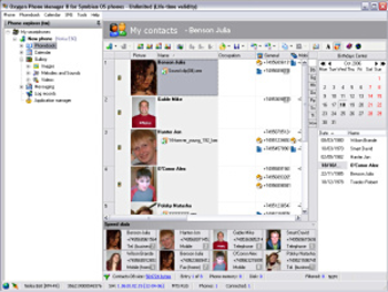 Oxygen Phone Manager II for Symbian OS phones screenshot