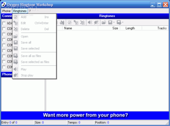 Oxygen Ringtone Workshop screenshot 3