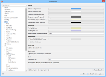 oXygen XML Author screenshot 17