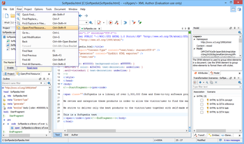 oXygen XML Author screenshot 5