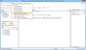 oXygen XML Author screenshot 7