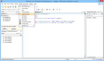 oXygen XML Author screenshot 8