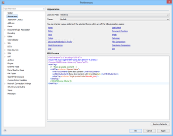 oXygen XML Developer screenshot 12