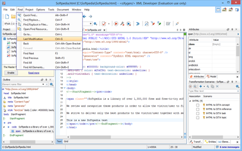 oXygen XML Developer screenshot 5