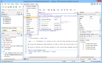 oXygen XML Developer screenshot 9