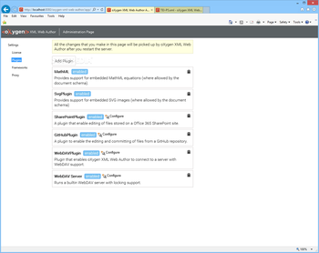 oXygen XML Web Author screenshot 5