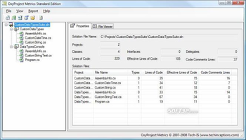 OxyProject Metrics screenshot 3