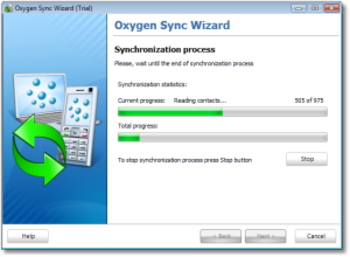 OxySync screenshot 2