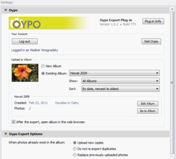 Oypo screenshot