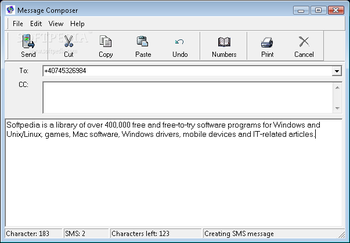 Ozeki SMS Client screenshot 2