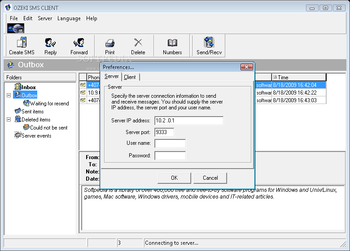 Ozeki SMS Client screenshot 3