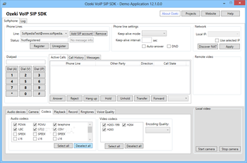 Ozeki VoIP SIP SDK screenshot 3