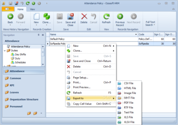 Ozosoft HRM screenshot