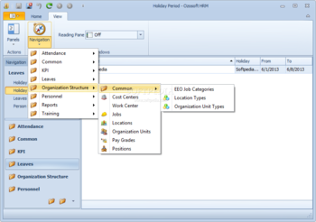 Ozosoft HRM screenshot 2