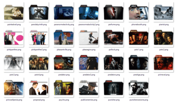 P Movie Folder Icon Pack screenshot