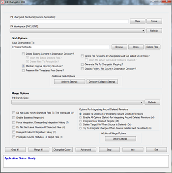P4 Changelist Grabber screenshot