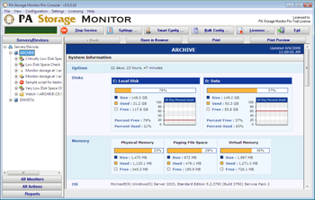 PA Storage Monitor Pro screenshot 2