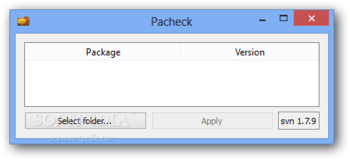 Pacheck screenshot