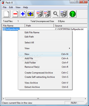 Pack-X screenshot
