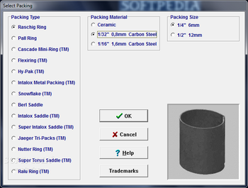 Packed Column Calculator screenshot 2