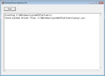 Packed Driver Detector screenshot