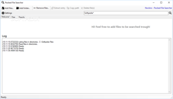Packed File Searcher screenshot
