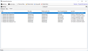 Packed File Searcher screenshot 3