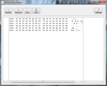 Packet Dump Decode screenshot