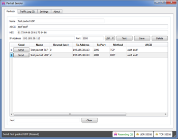 Packet Sender screenshot
