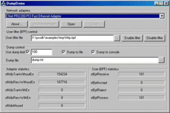 Packet Sniffer SDK for Windows (DLL Edition) screenshot 3