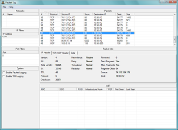 Packet Spy screenshot