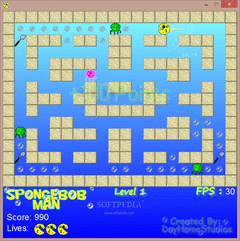 PacMan - SpongeBob Edition screenshot 3