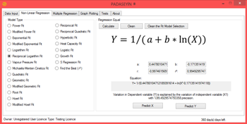 Padaseyin Regression screenshot 2