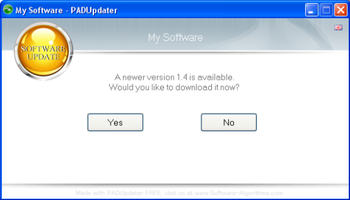 PADUpdater screenshot