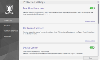 Padvish Antivirus - Home Edition screenshot 2