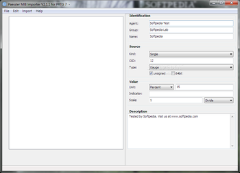 Paessler MIB Importer screenshot 2