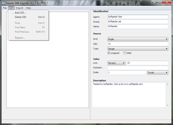 Paessler MIB Importer screenshot 3