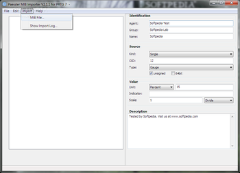 Paessler MIB Importer screenshot 4