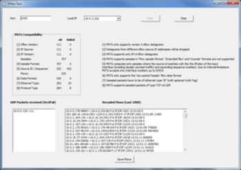 Paessler sFlow Tester screenshot