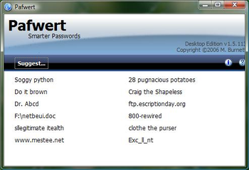 Pafwert screenshot