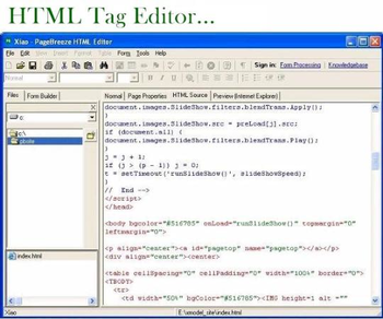 PageBreeze Free HTML Editor screenshot 2