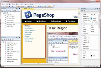 PageShop screenshot
