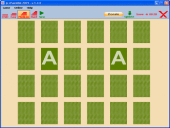 PairMEM Memory Game screenshot