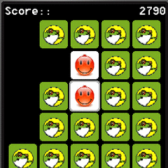 Pairs memory game screenshot